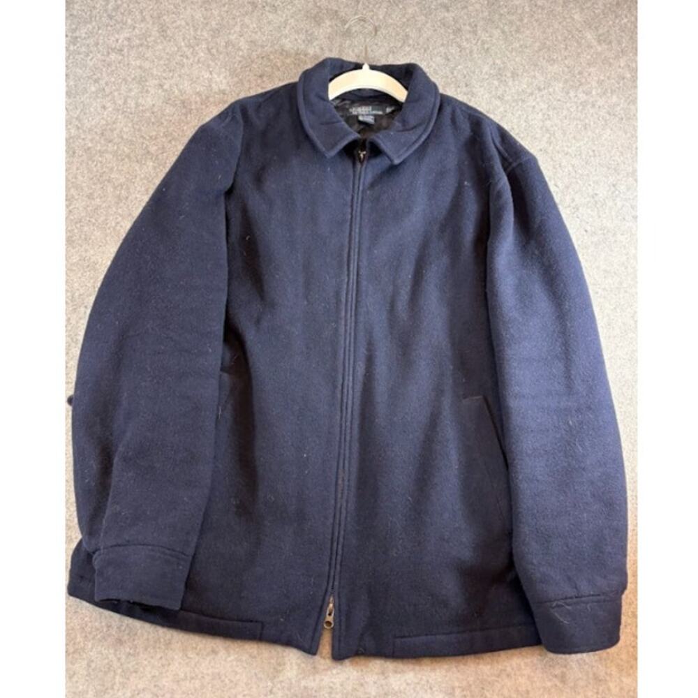 Vintage 90s Polo Ralph Lauren Harrington Jacket Mens XL Navy Full Zip Old Money